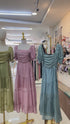 Summer Puff Sleeves Maxi Dress